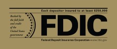 FDIC gold logo